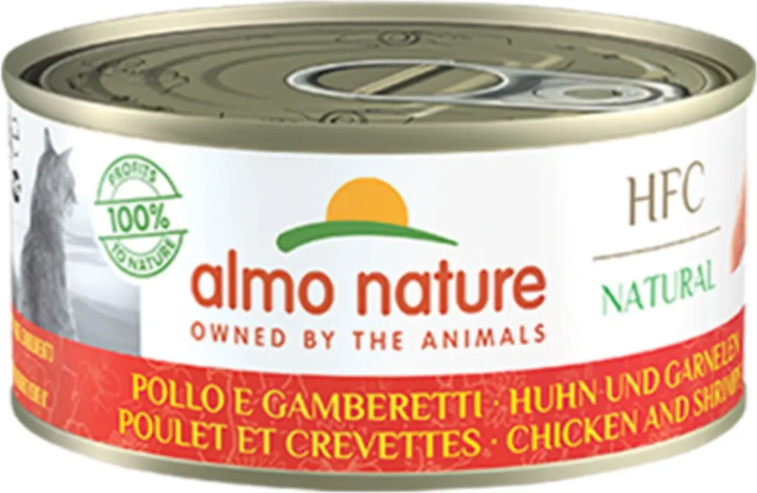 Almo Nature HFC Natural Kattenvoer Kip & Garnalen 150g