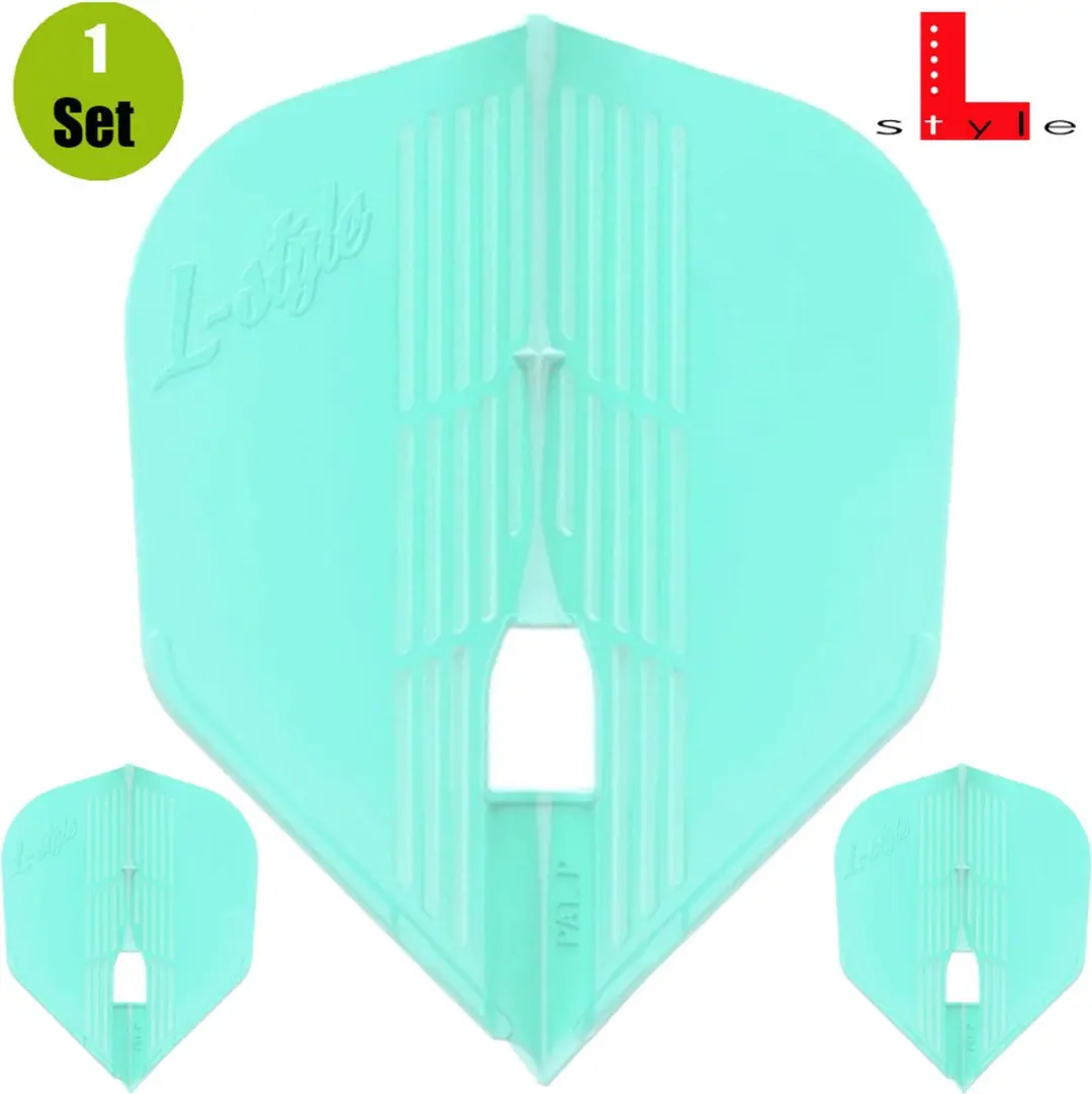 L-Style Champagne Flight Kami L3 Shape Miracle Green FP5313 - 3 Stuks