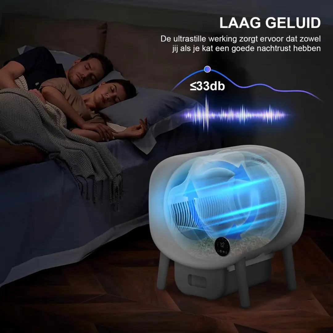 Photonspace NEO_B Zelfreinigende Kattenbak 95L - Wit