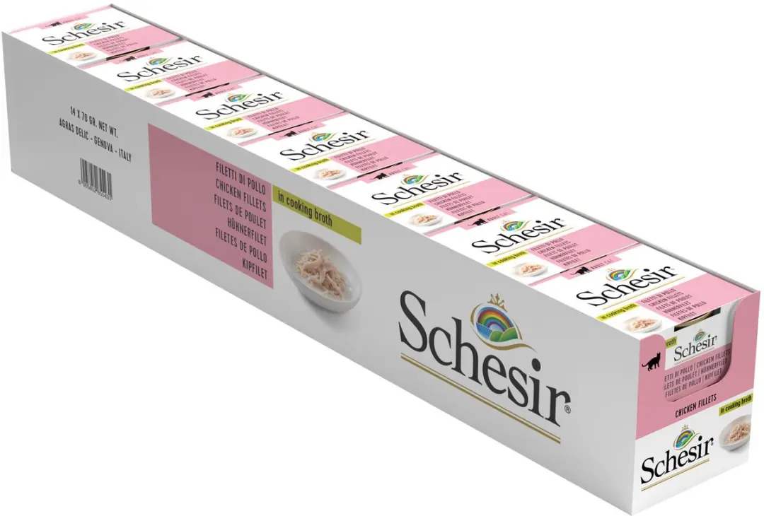 Schesir Kip Natvoer - 14x70g - afbeelding 6 van 6