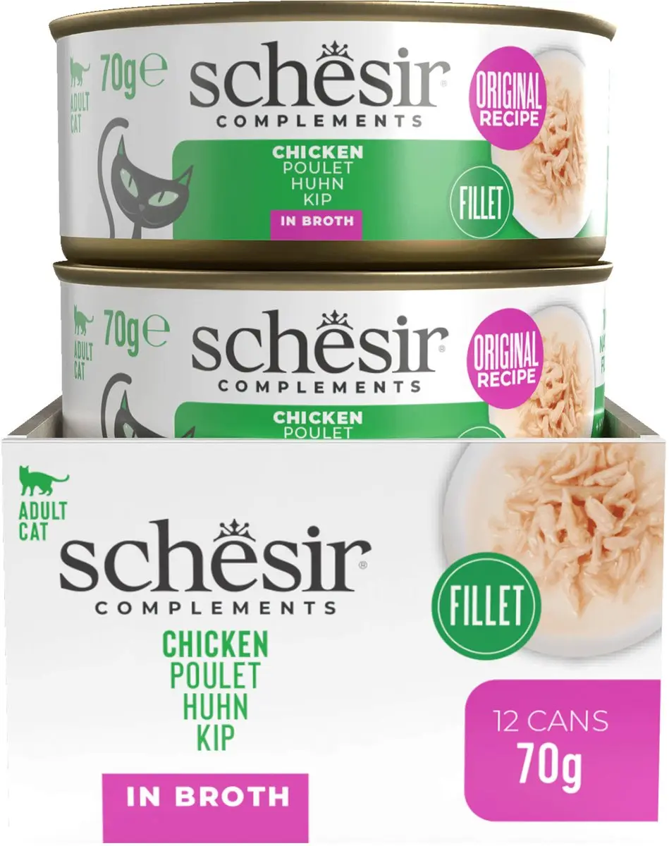 Schesir Kip Natvoer - 14x70g