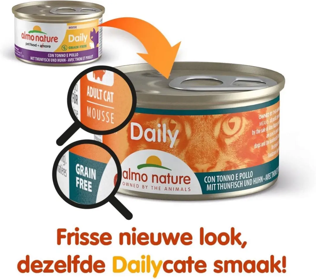 Almo Nature Daily Menu Mousse Kattenvoer - 24x85g
