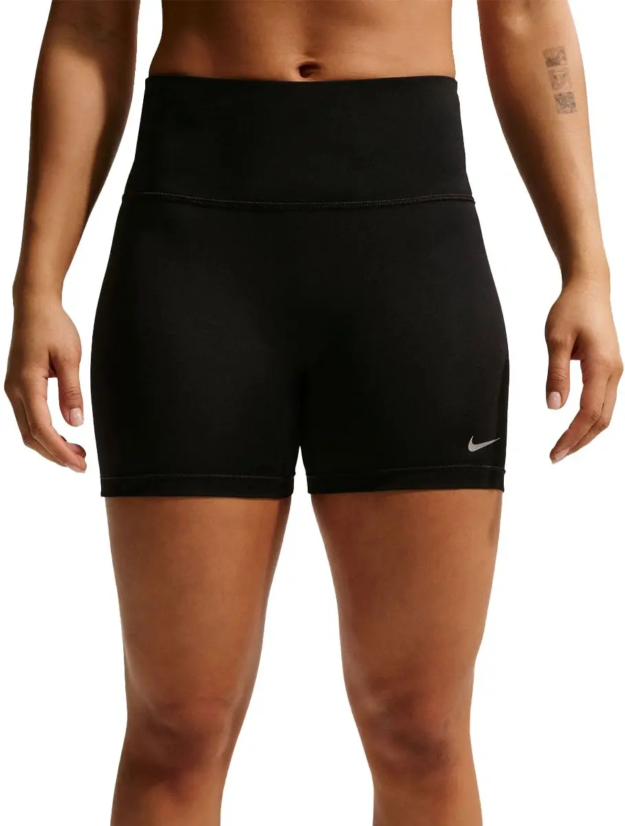 Nike Tempo High Waist 4i Dames Short - L - Zwart-multicolour