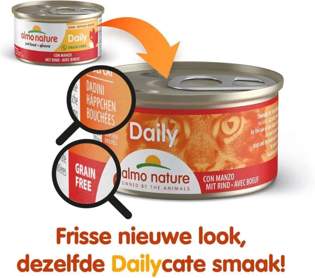 Almo Nature Cat Daily Menu Blokjes Rund 85g