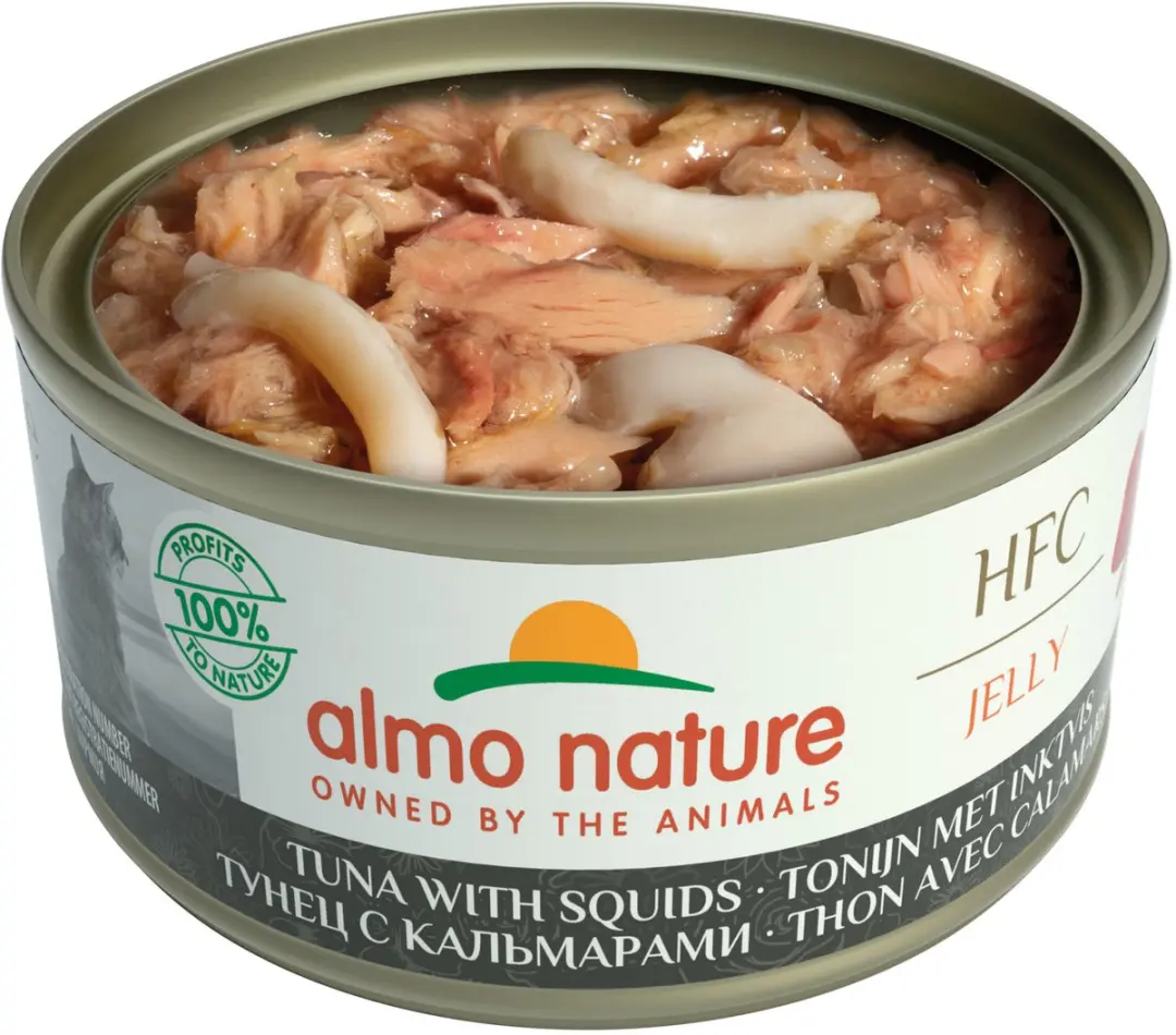 Almo Nature Cat Tonijn/Inktvis 24x70g