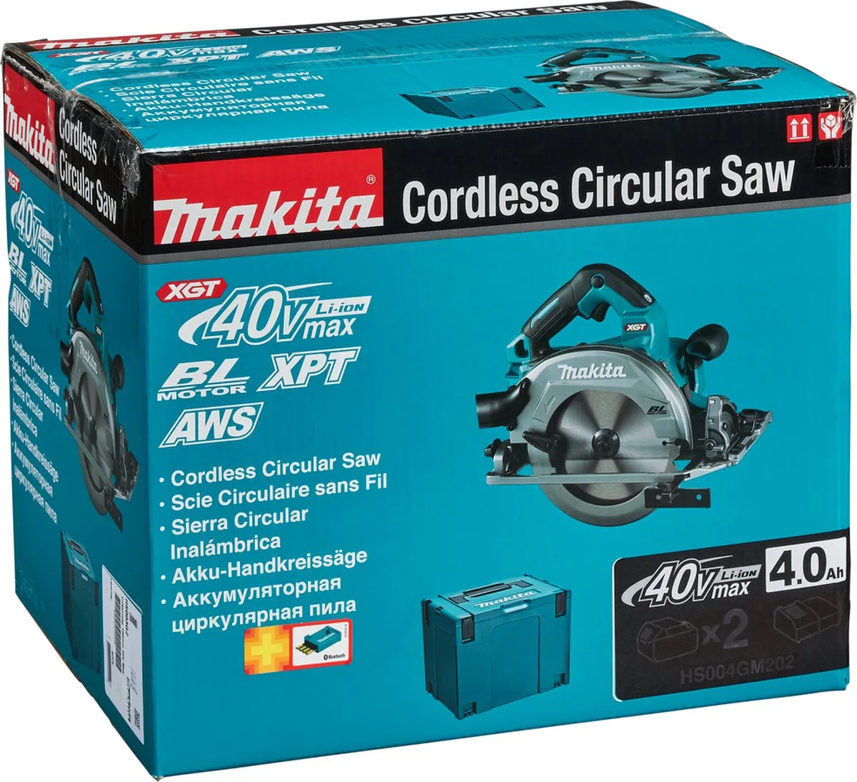 Makita HS003GZ Accu Cirkelzaag 40V 190mm