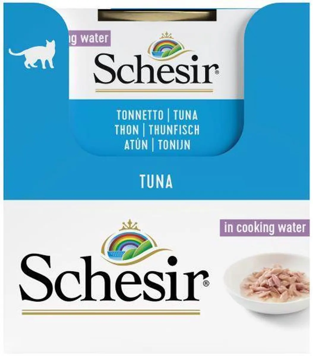Schesir Kat Tonijn Naturel 85g - 14 Stuks - afbeelding 6 van 6