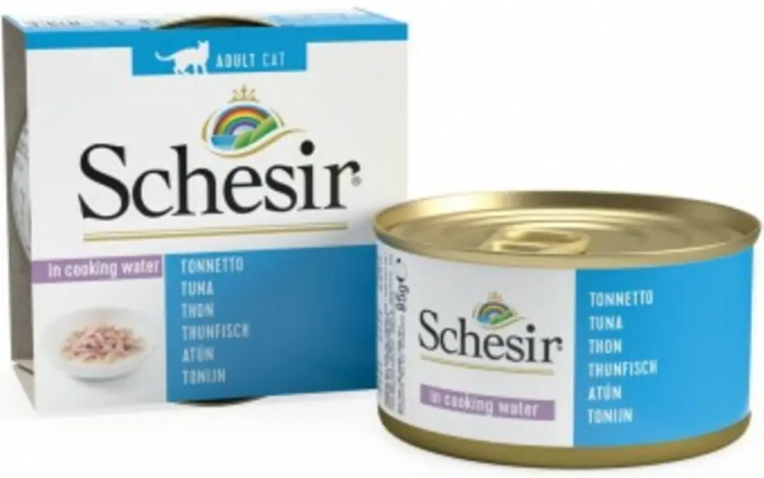 Schesir Kat Tonijn Naturel 85g - 14 Stuks