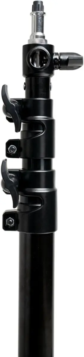 Caruba LS-R210 Geveerd Lampstatief 210cm - Extra Zwaar - Zwart