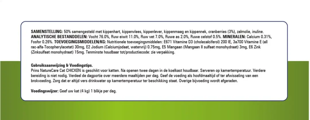 Prins NatureCare Kat Kip 200g