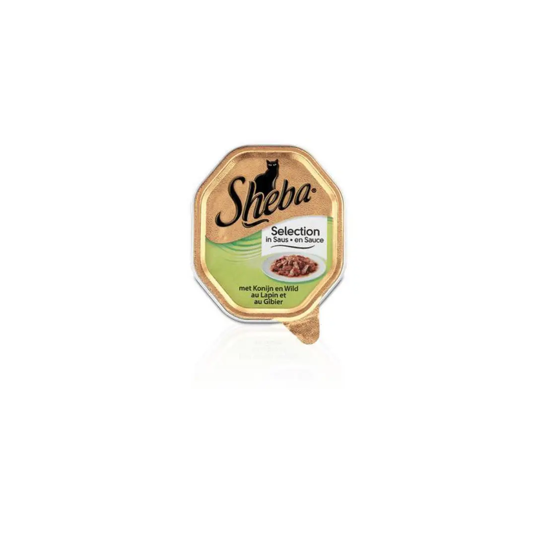 Sheba Mini Filets Konijn in Saus 85g - 18 Stuks