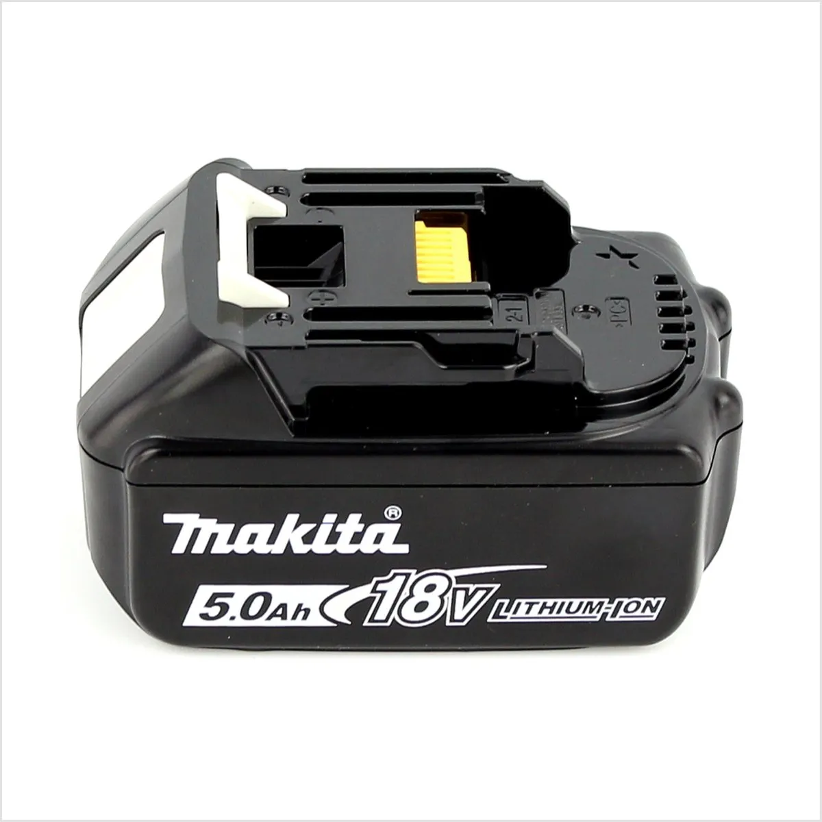 Makita DGA504T1J Accu Haakse Slijper 125mm - 18V 5,0Ah - 1x Makpac