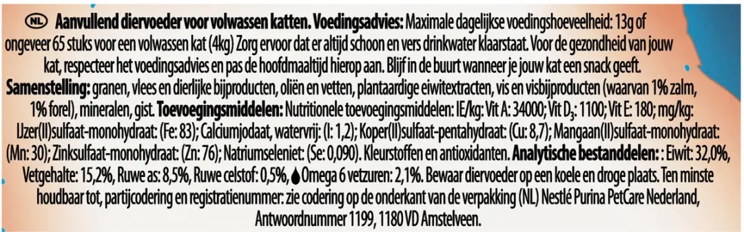 Felix Crispies Zalm-Forel Kattensnack 48g