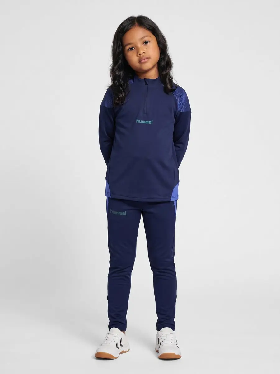 Hummel HMLBLAZE26 Pro Training Halfzip Kid - Marine - 140 - afbeelding 6 van 6