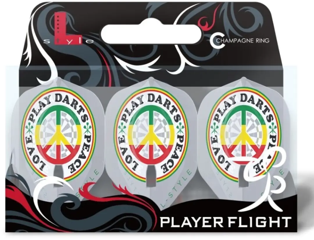 L-Style L1 PRO Deta Hedman V4 Dart Flights - 3 Stuks