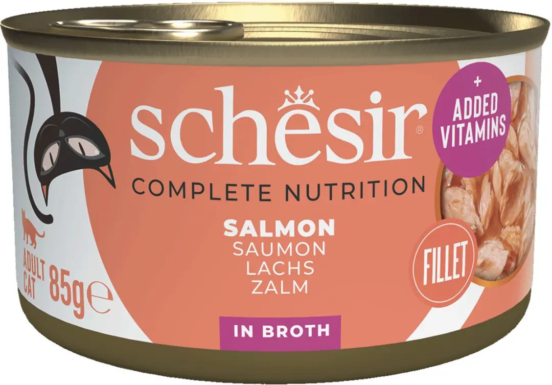 Schesir Kat Zalm Naturel 85g