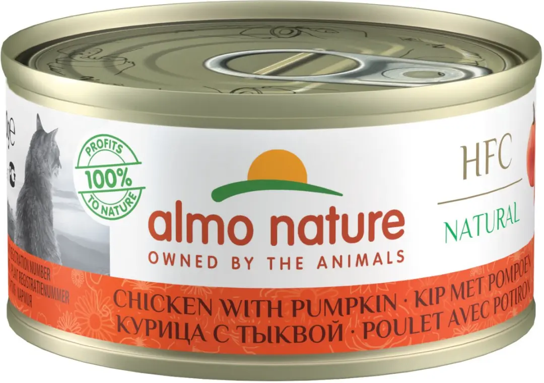 Almo Nature Cat Kip/Pompoen 70g