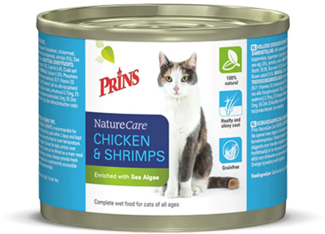 Prins NatureCare Kat Voer Kip & Garnalen 200g