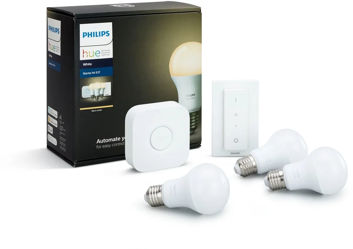 Philips Hue starterkit - warmwit licht - E27