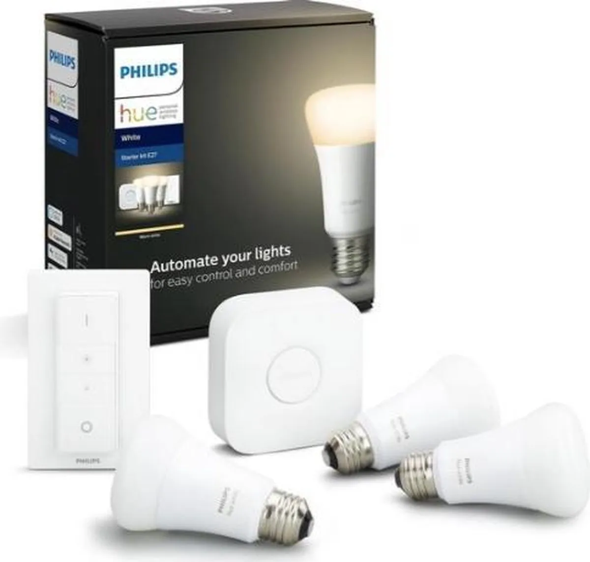 Philips Hue starterkit - warmwit licht - E27