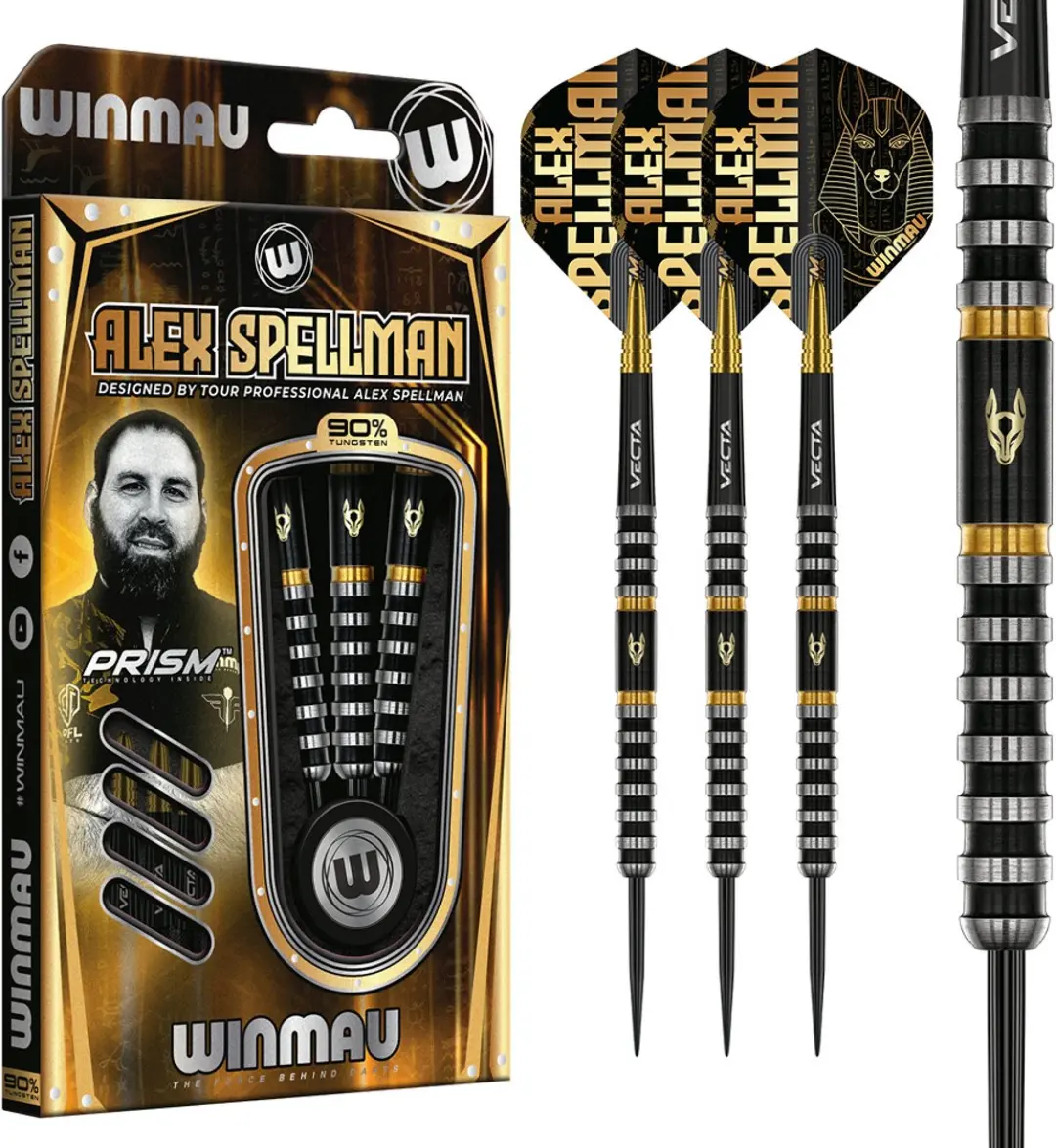 Winmau Alex Spellman 90% Dartpijlen 22g