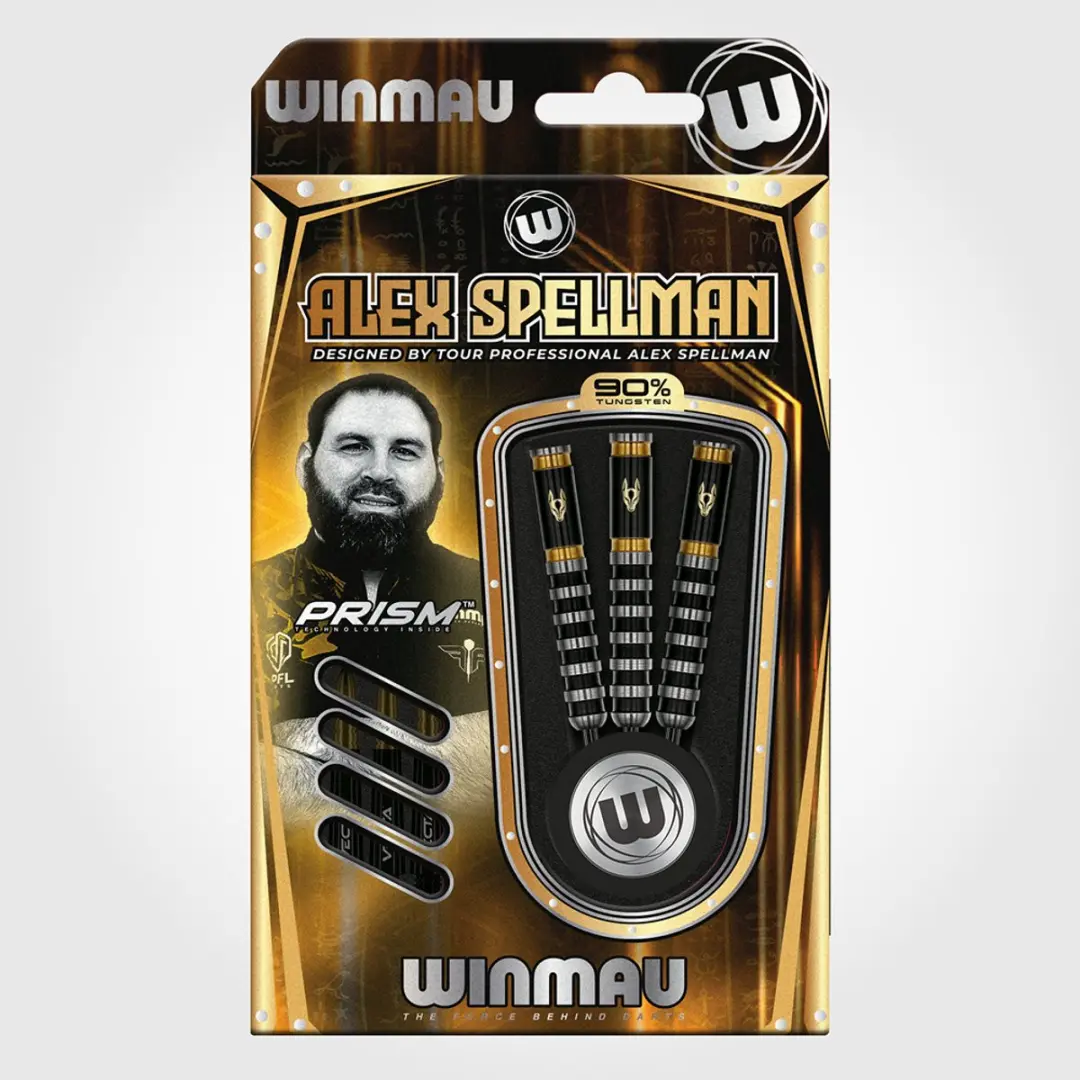 Winmau Alex Spellman 90% Dartpijlen 22g - 3 Stuks