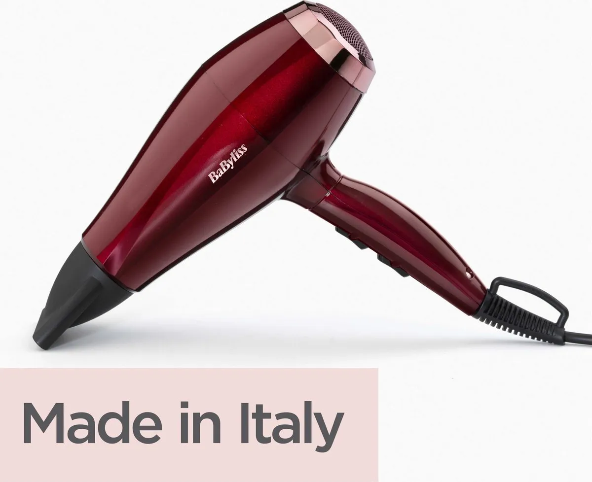 Babyliss Inspired 5912PE Föhn - 2000W - Rood
