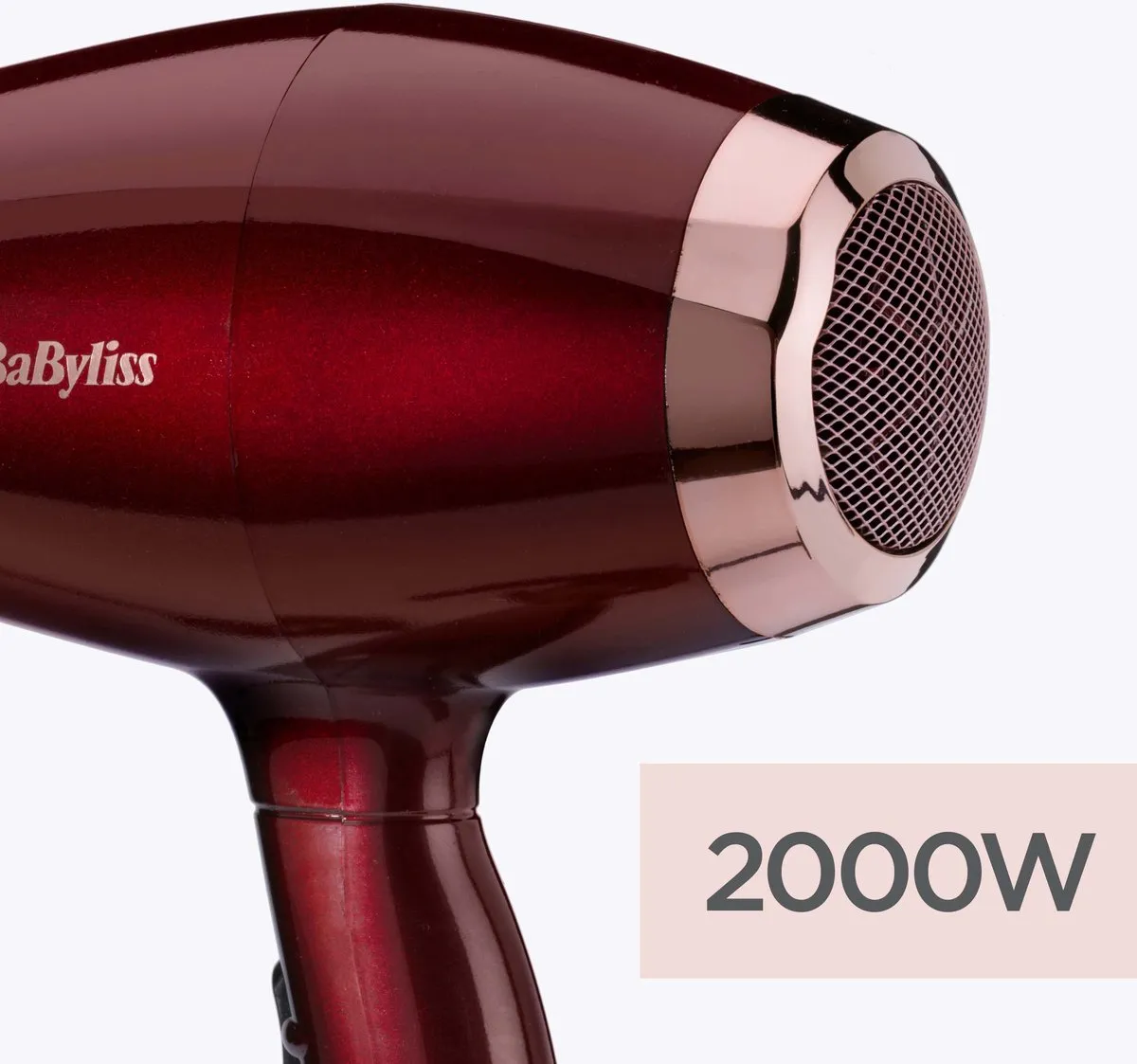 Babyliss Inspired 5912PE Föhn - 2000W - Rood - afbeelding 6 van 6