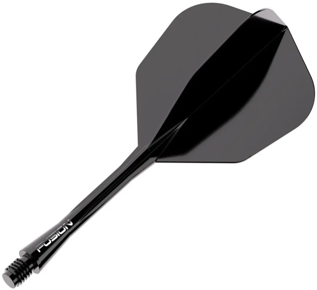 Winmau Fusion Solid Black NO6 Dart Flights - 3 Stuks