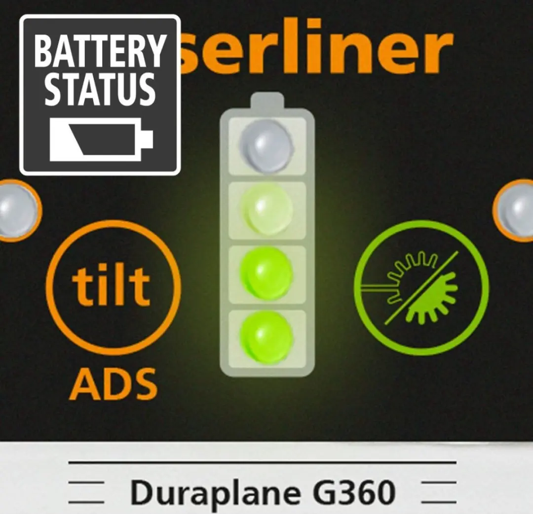 Laserliner Duraplane G360 GRX 60 Ontvanger - Wit