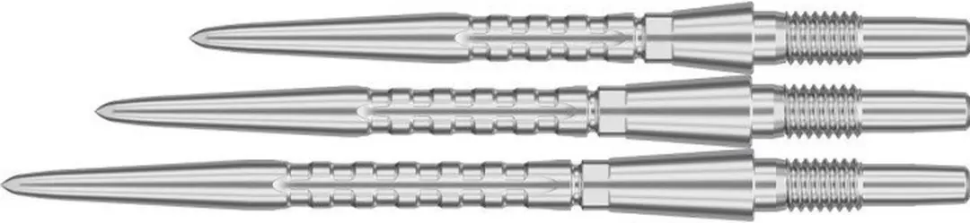 Target Swiss Points Storm Surge Zilver 30mm - 3 Stuks