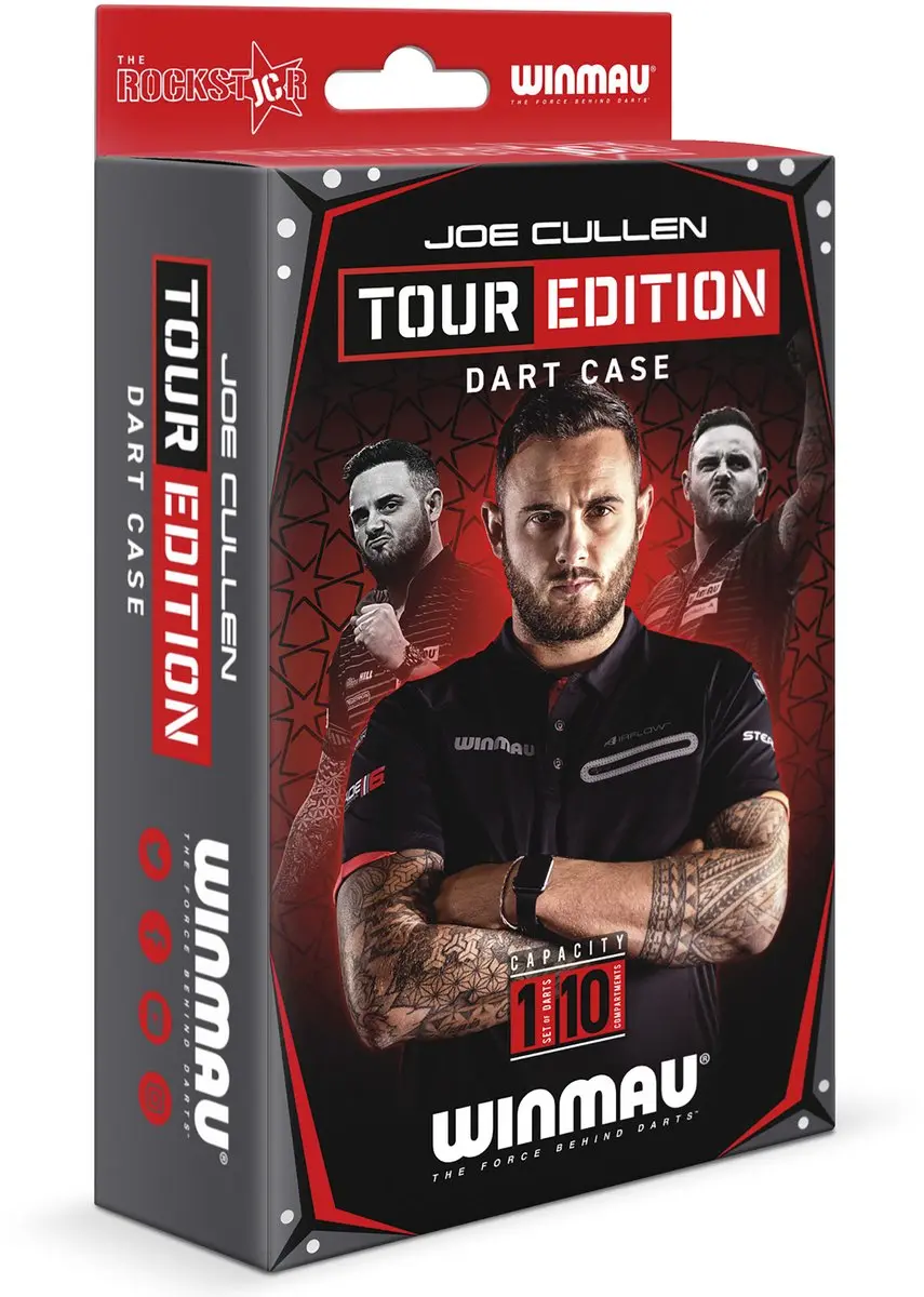 Winmau Joe Cullen Rockstar Dart Case - Zwart