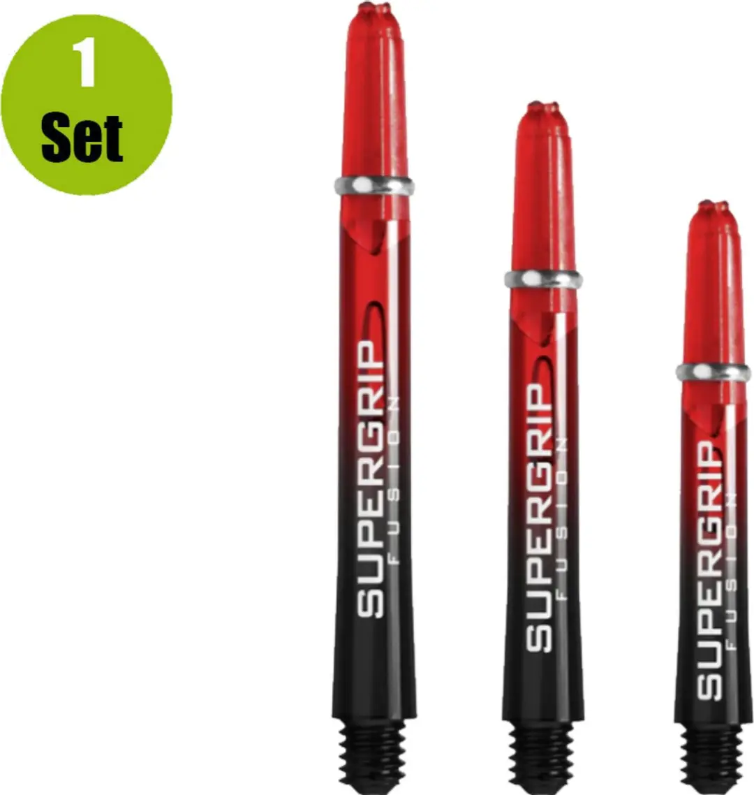 Harrows Supergrip Fusion Dart Shafts SH0160 - 3 Stuks - Rood