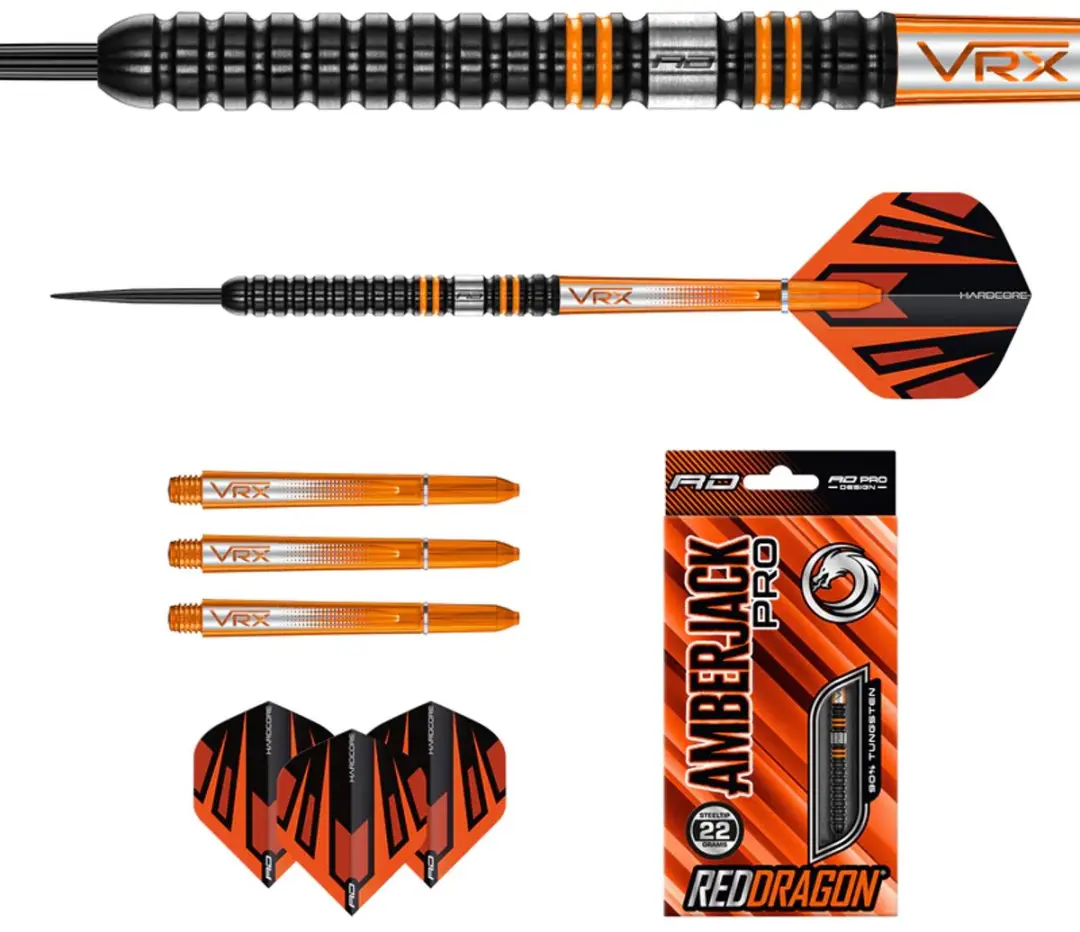 Red Dragon Amberjack Pro 1 Darts - 3 Stuks - afbeelding 6 van 6