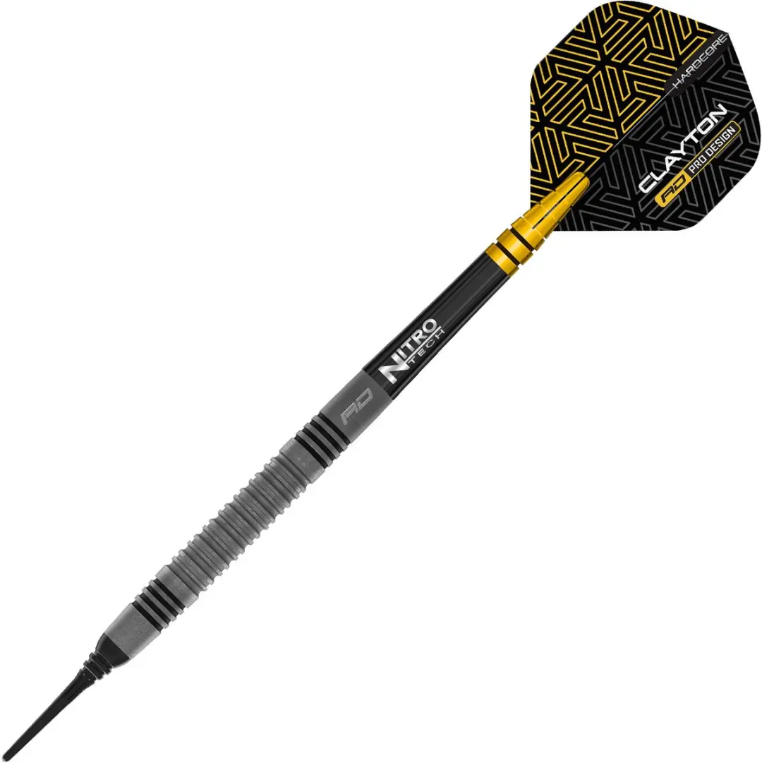 Red Dragon Jonny Clayton Oxide Edition Darts 3 Stuks - Goud/Zwart