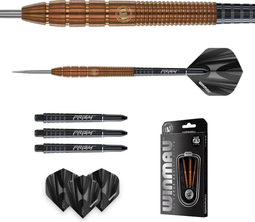 Winmau Darren Herewini 90% Dartpijlen - 3 Stuks - Brons