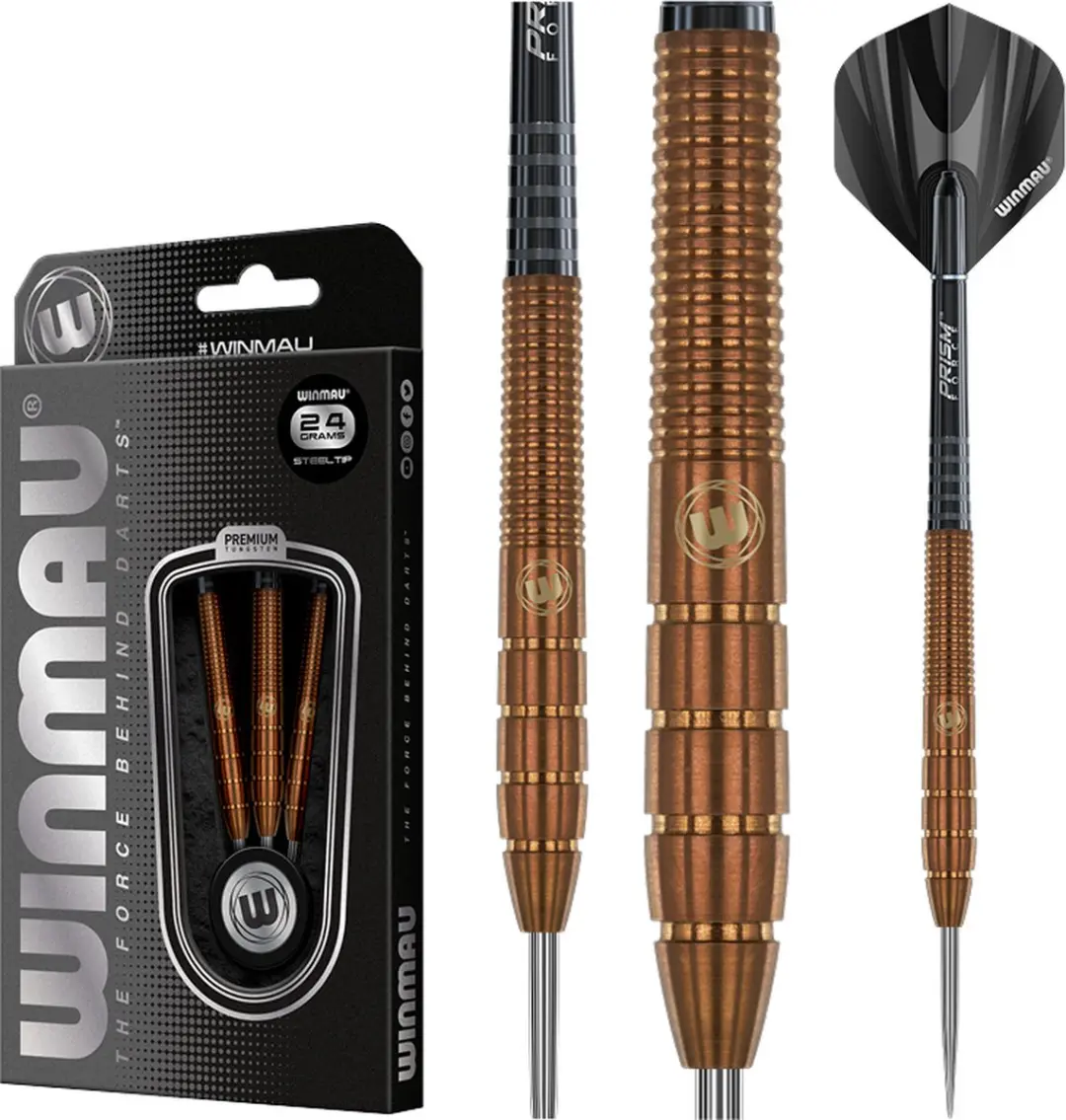 Winmau Darren Herewini 90% Dartpijlen - 3 Stuks - Brons - afbeelding 6 van 6