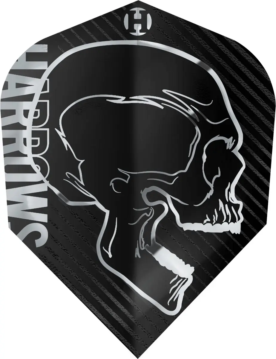 Harrows Rage Silver NO6 Dart Flights HF9501
