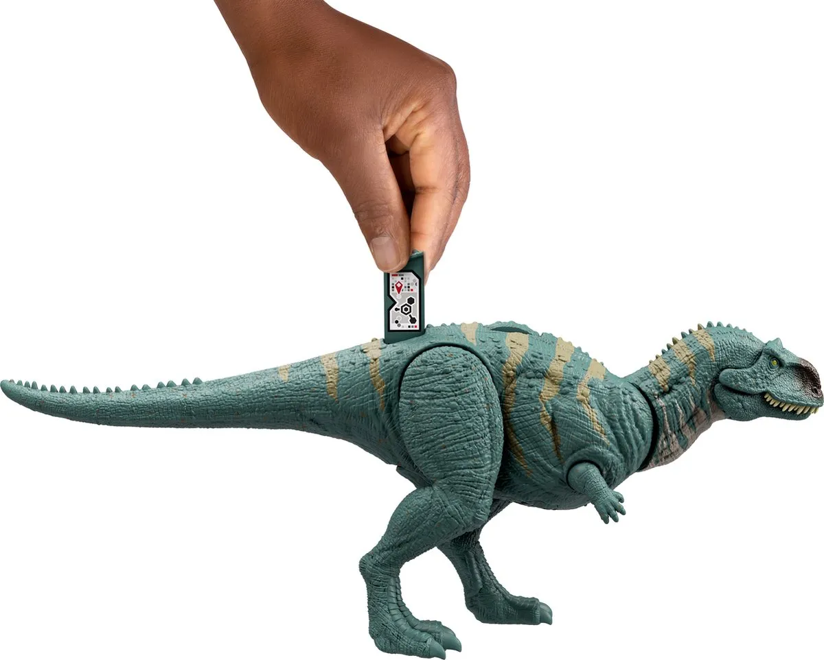 Mattel Jurassic World Epic Evolution Wild Roar Majungasaurus Action Figuur - Multi - afbeelding 5 van 6
