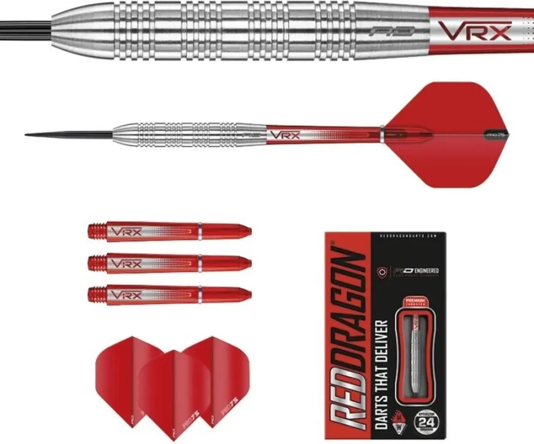 Red Dragon Hell Fire B 80% Dartpijlen - 3 Stuks - Zilver - afbeelding 6 van 6