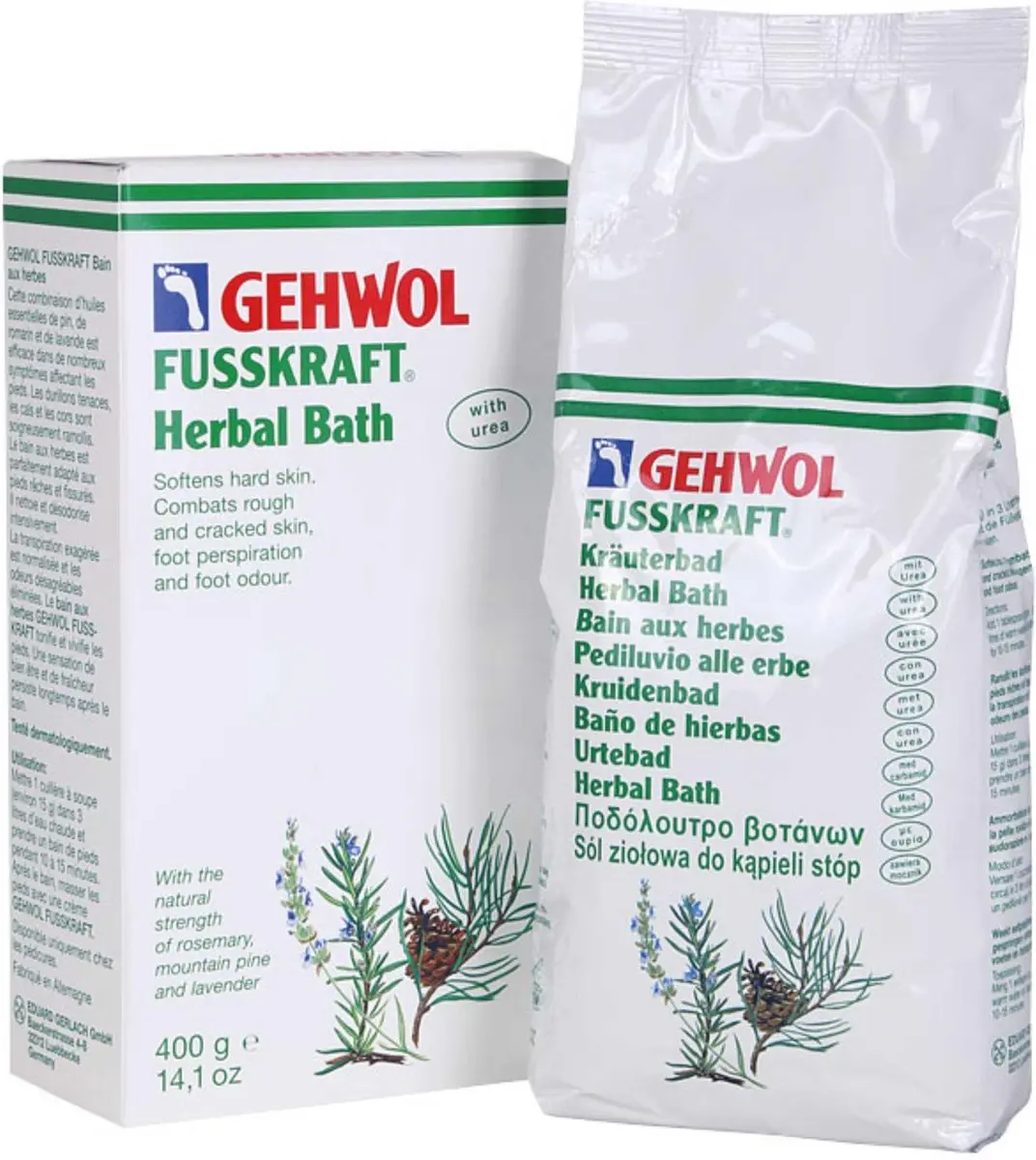 Gehwol Fusskraft Kruidenbad 400g - 10 Stuks