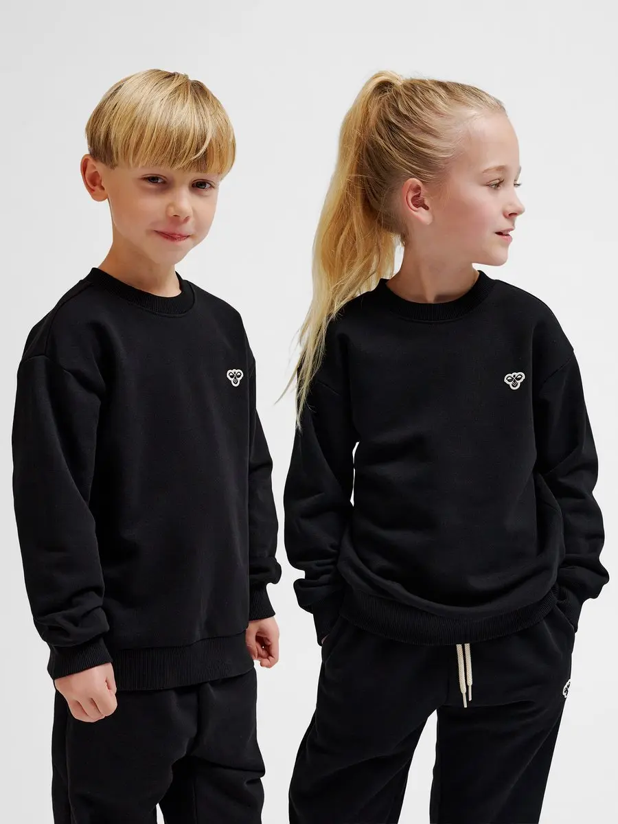 Hummel HMLJR Loose Crewneck Beertje - 92/Black