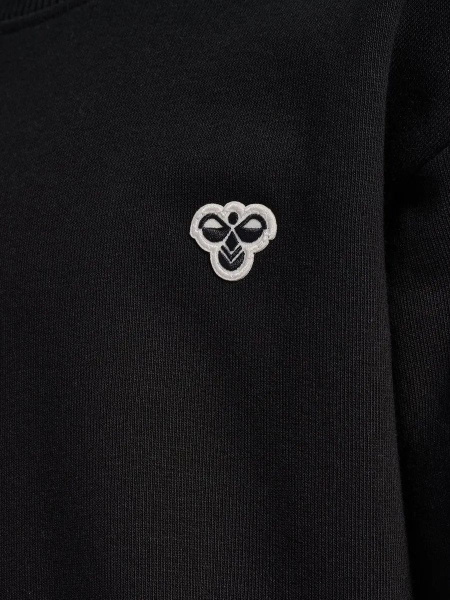 Hummel HMLJR Loose Crewneck Beertje - 92/Black