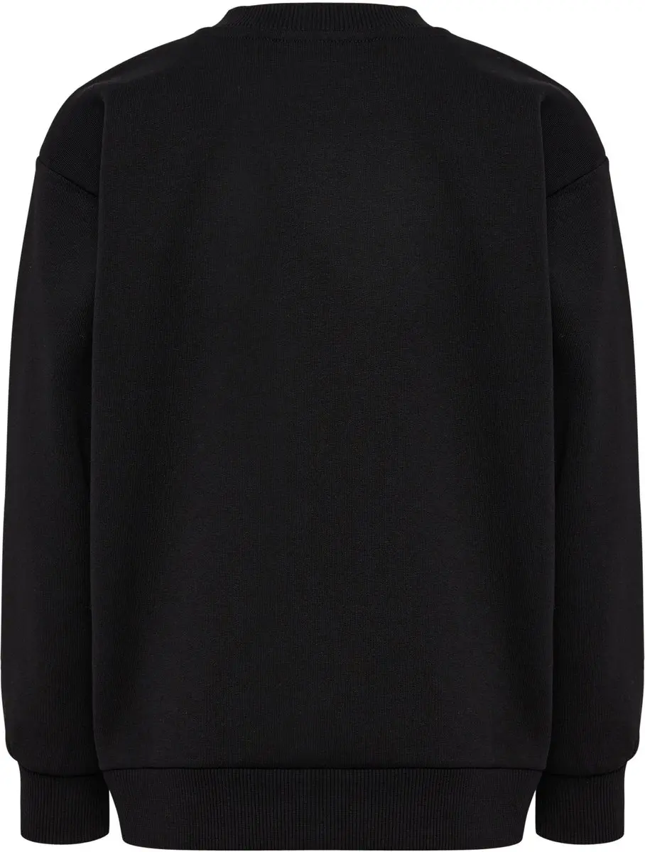 Hummel HMLJR Loose Crewneck Beertje - 92/Black