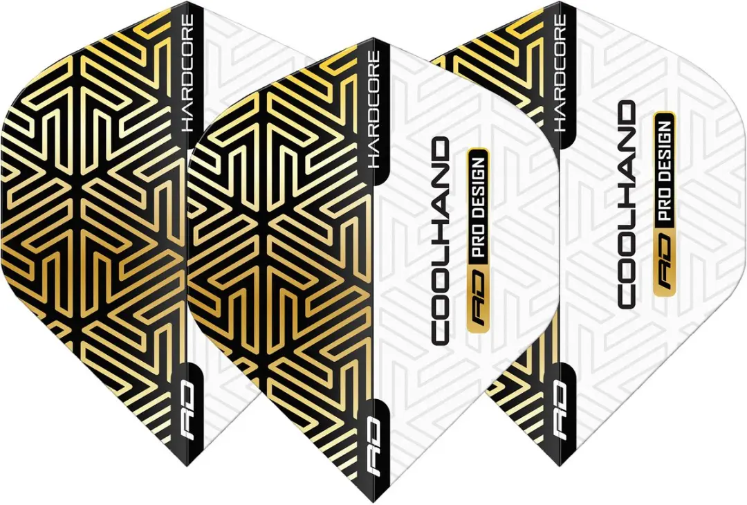 Red Dragon Luke Humphries Hardcore Gold Wit Dart Flights TF6980