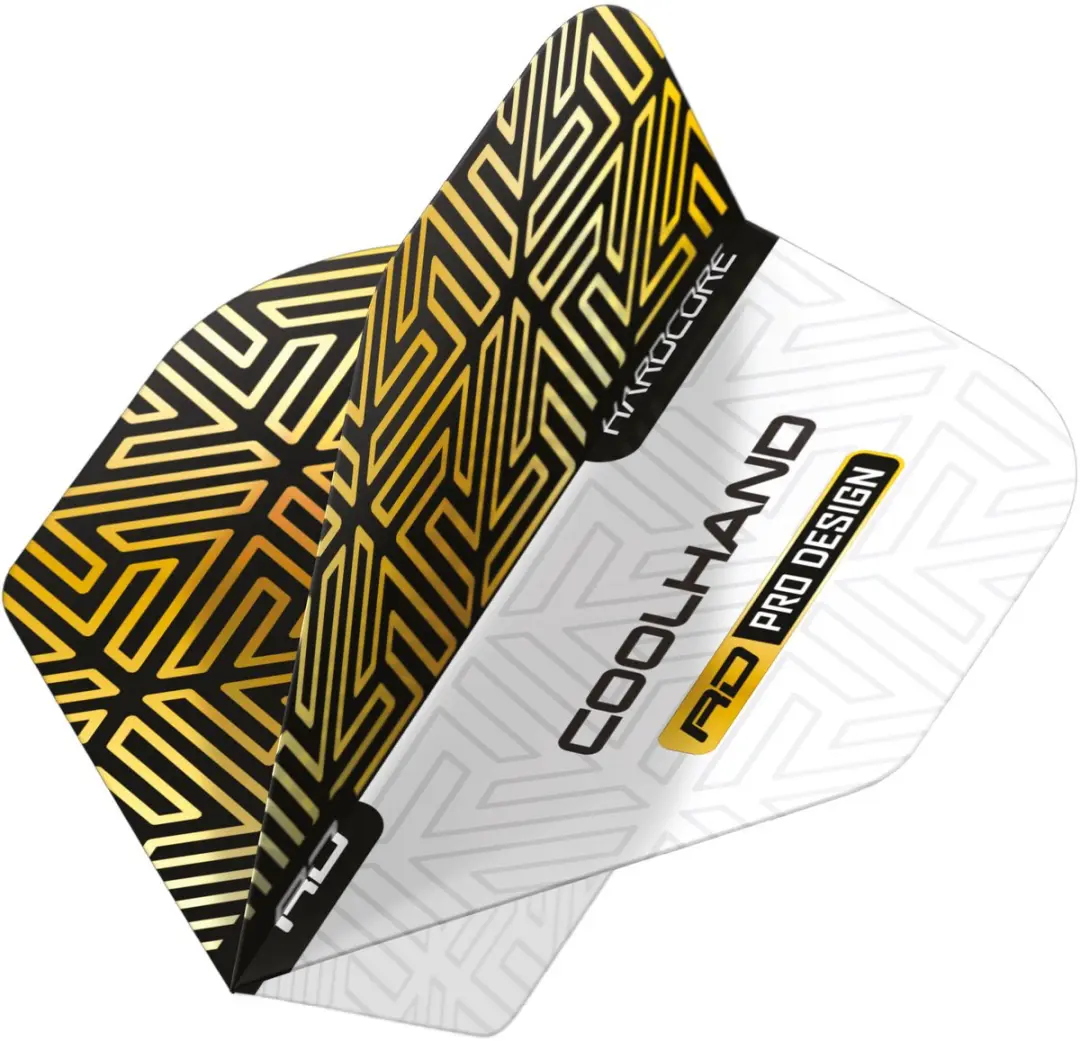 Red Dragon Luke Humphries Hardcore Gold Wit Dart Flights TF6980 - 3 Stuks
