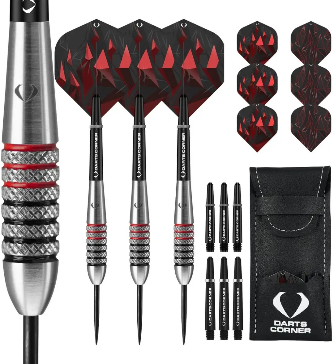Dartscorner Astrofire Knurled Steel Tip Darts 30g