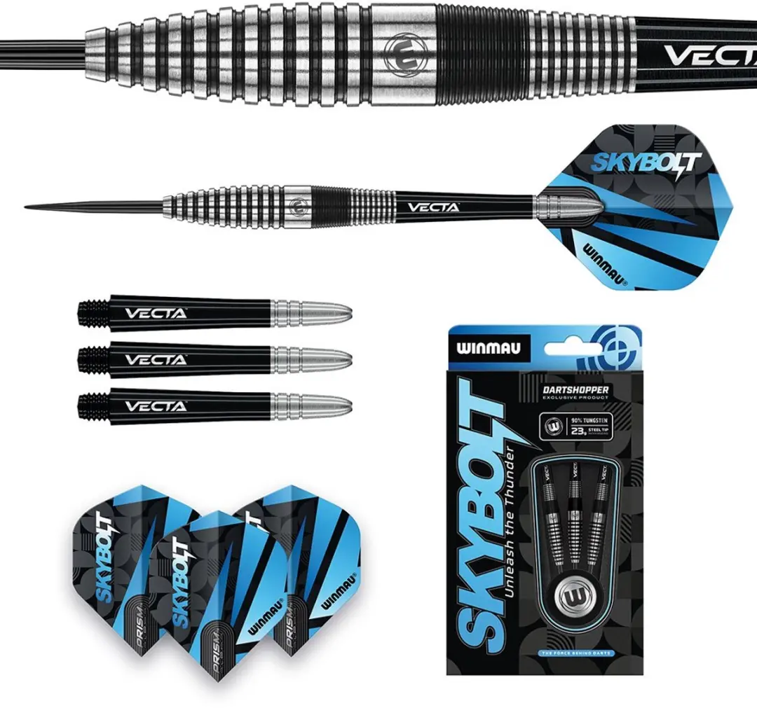 Winmau Skybolt Torpedo 90% Dartpijlen - 3 Stuks