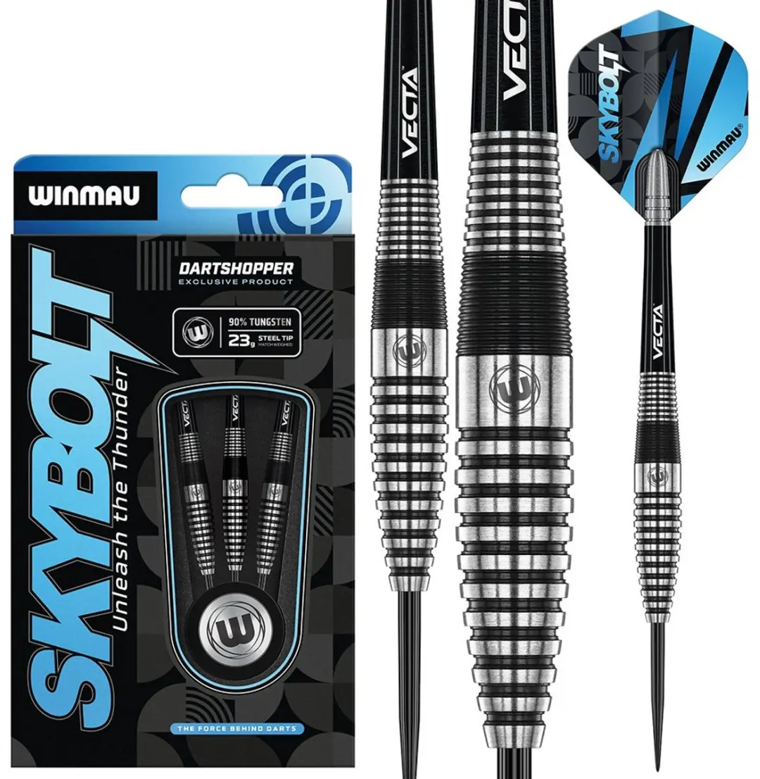 Winmau Skybolt Torpedo 90% Dartpijlen