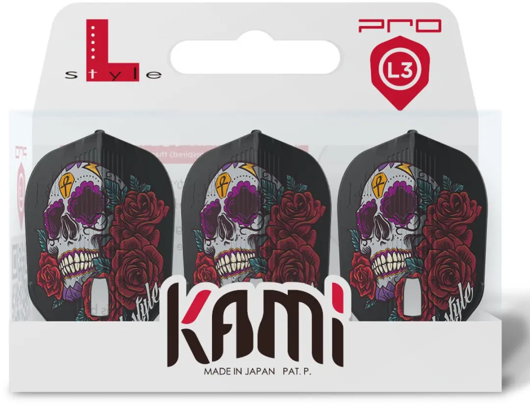 L-Style L3 Kami Anastasia Dobromyslova V4 Dart Flights - 3 Stuks - Zwart